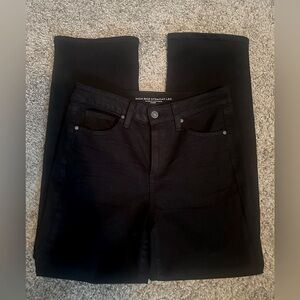 Chicos high rise straight leg black jeans size 4R